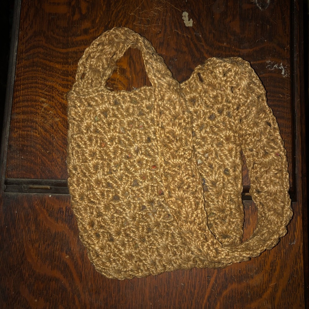 Vintage 70s Macram Purse